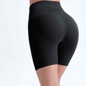 Beige High Waist Yoga Pants for Women RUXI za364