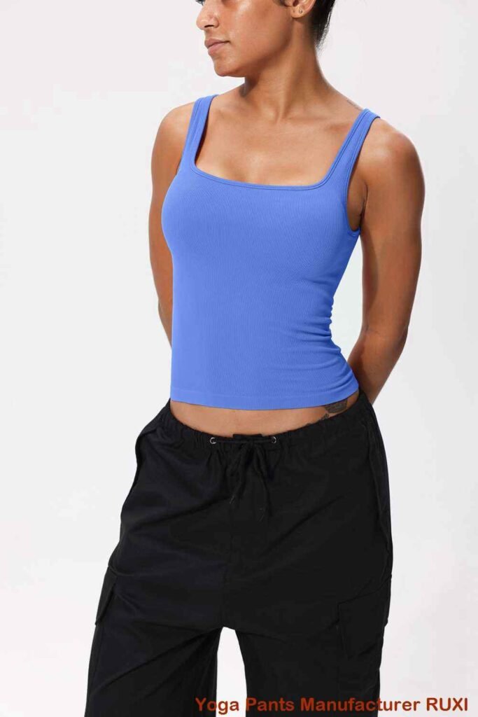 Ruched Gym Shorts for Women High Waist Activewear RUXI