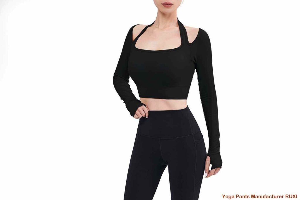 Purple Yoga Shorts for Women High Waist Activewear RUXI