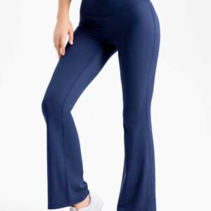 No Front Seam Flare Leggings for Women RUXI za310
