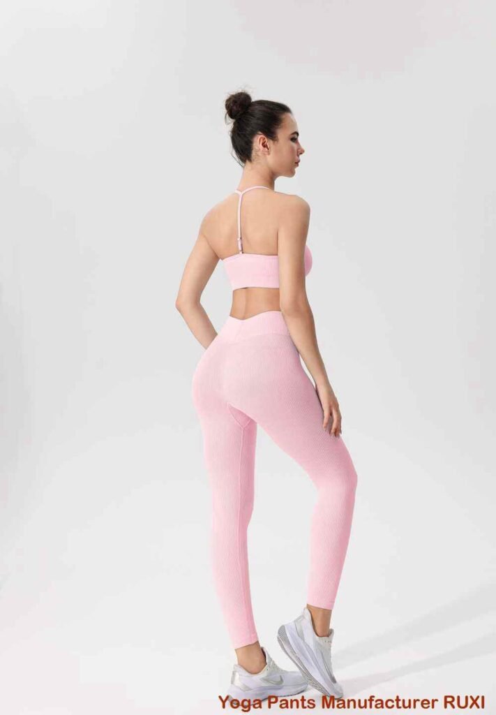 Drawstring Waist Gym Leggings for Women RUXI za754