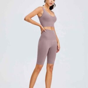 Longline Yoga Vest Sleek Comfortable Performance RUXI