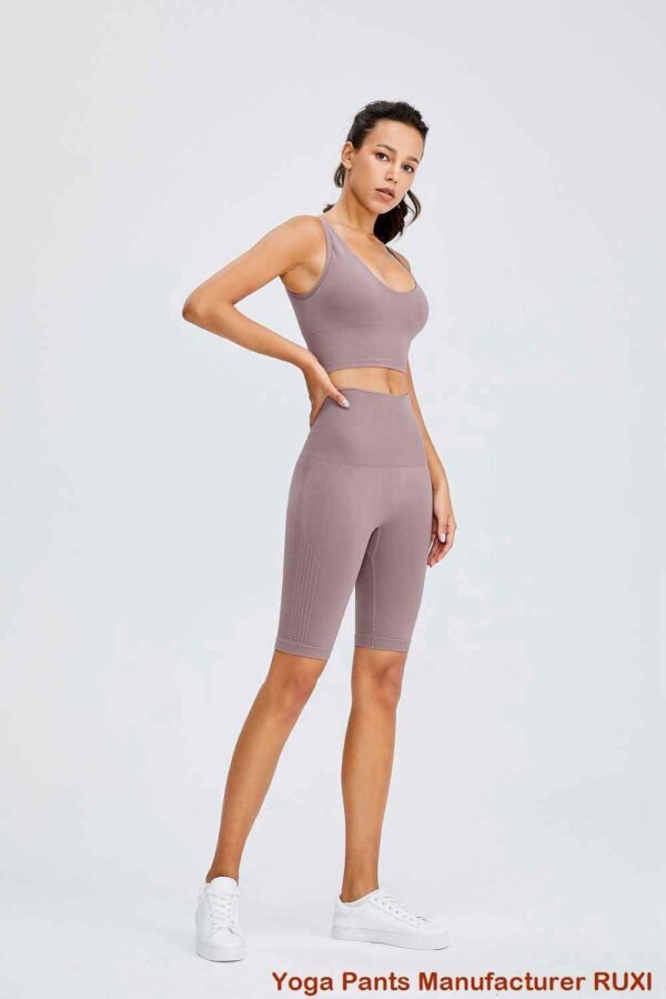 Longline Yoga Vest Sleek Comfortable Performance RUXI