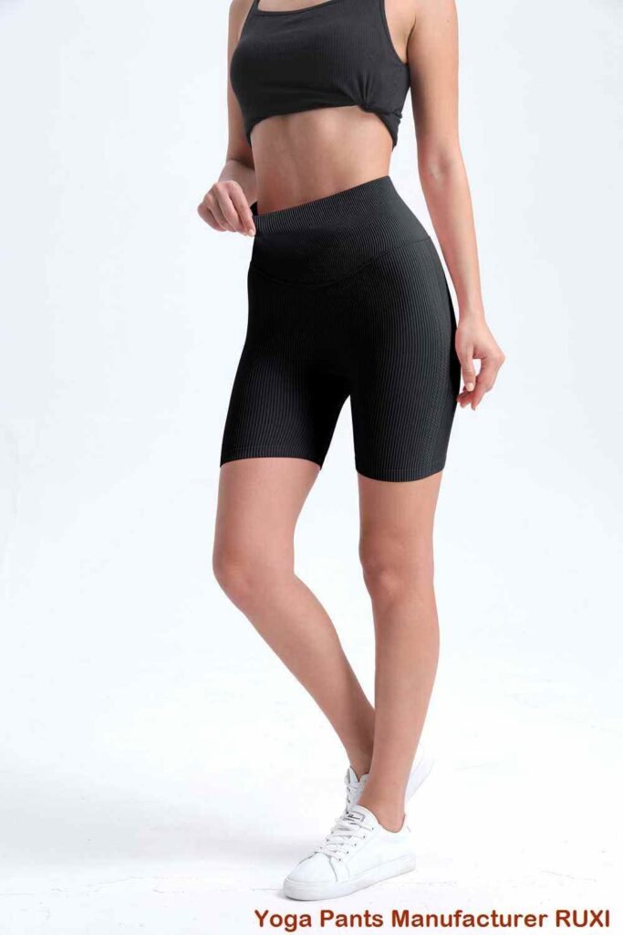 Womens Workout Shorts with Phone Pocket RUXI za3065
