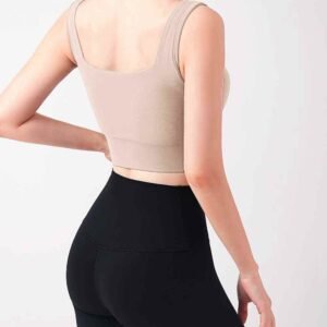 Olive Green Sports Bra High Performance Activewear RUXI