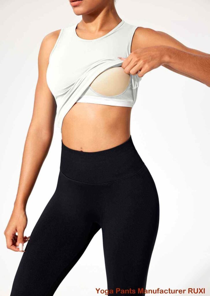 Womens Hot Yoga Tops Breathable Stylish RUXI za612