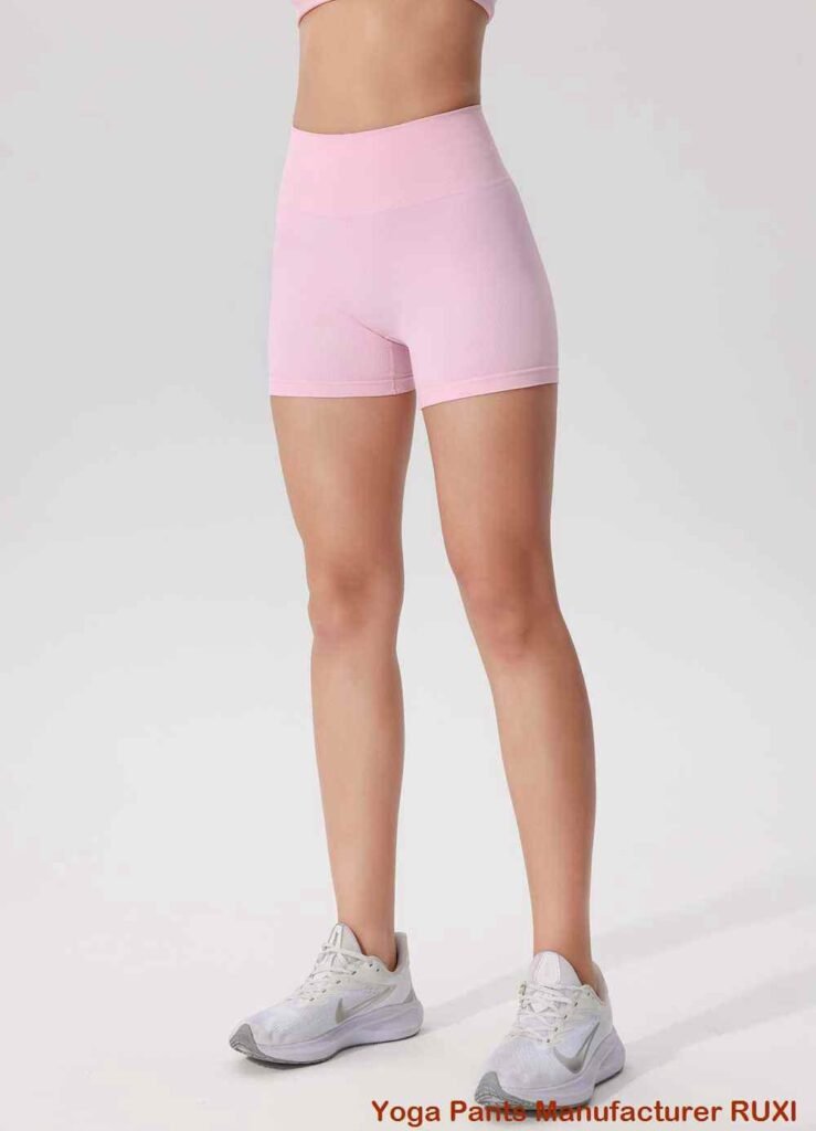 Womens Pink Running Shorts Athletic Stylish RUXI za3022