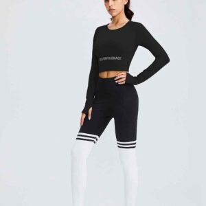 Pink Flare Yoga Pants for Women RUXI za402
