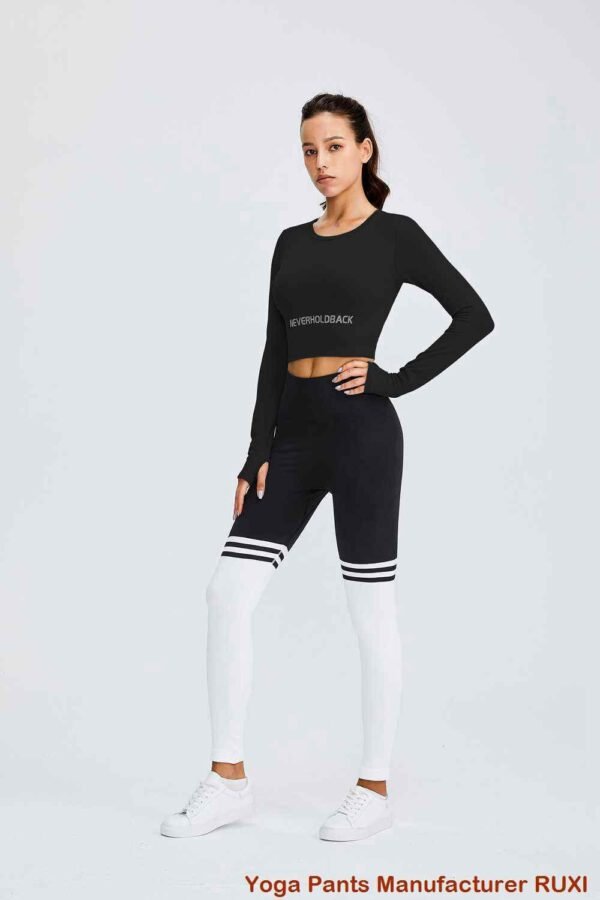 Pink Flare Yoga Pants for Women RUXI za402