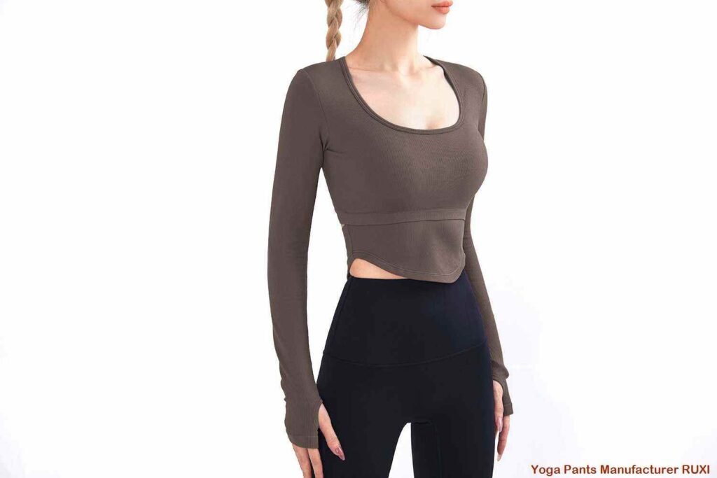 Black Cotton Yoga Shorts for Women RUXI za3617
