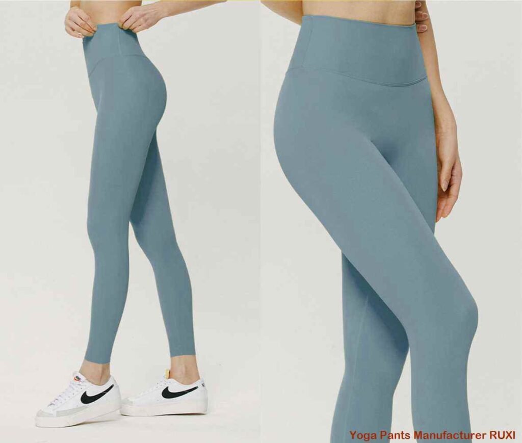 V Front High Waist Leggings for Women RUXI za186