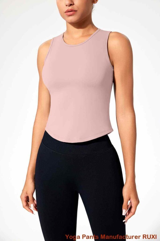 Ribbed Yoga Leggings Seamless High Waist Activewear RUXI