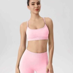 Womens Longline Sports Bra Support Comfort RUXI za1467