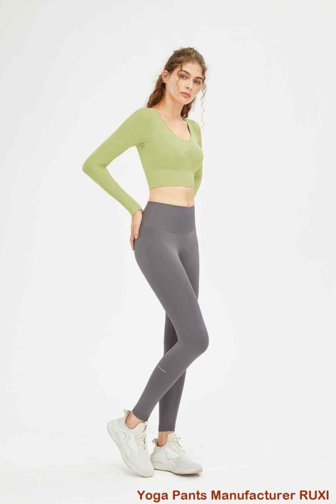 Cropped Loose Fit Yoga Pants RUXI za3572