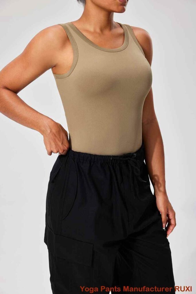 9 Pack Womens Yoga Shorts High Waist Breathable RUXI