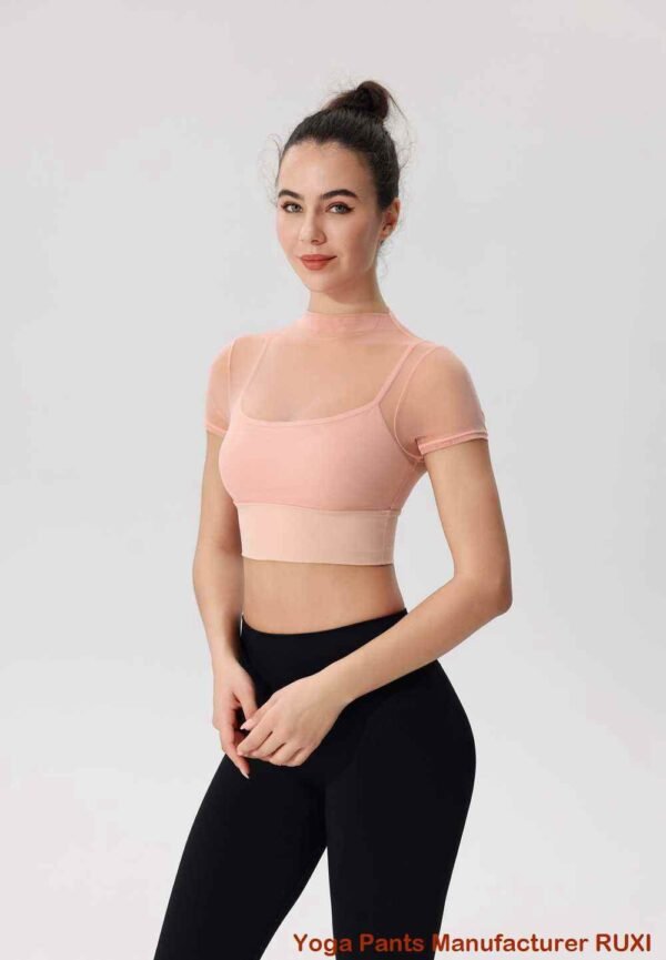 Light Grey Flare Leggings for Women RUXI za265